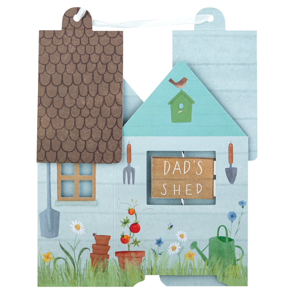 image 1 of Hallmark Father's Day Card For Dad - 3D Pop-Up 'Dad's Shed' Design