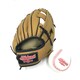 image 3 of Midwest Baseball Glove - Mustard Yellow - One Size