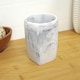 image 2 of Showerdrape Octavia White Marble & Chrome 3 Piece Bathroom Accessory Set