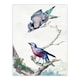 image 3 of Aert Schouman Framed Wall Art Blue Jay and a Purple Breasted Cotinga Home Décor
