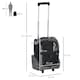 image 5 of PawHut Pet Travel Backpack Bag Cat Puppy Dog Carrier w/ Trolley and Telescopic