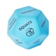image 2 of Fitness Mad 12 Sided Dice Set - Blue/Grey - One Size