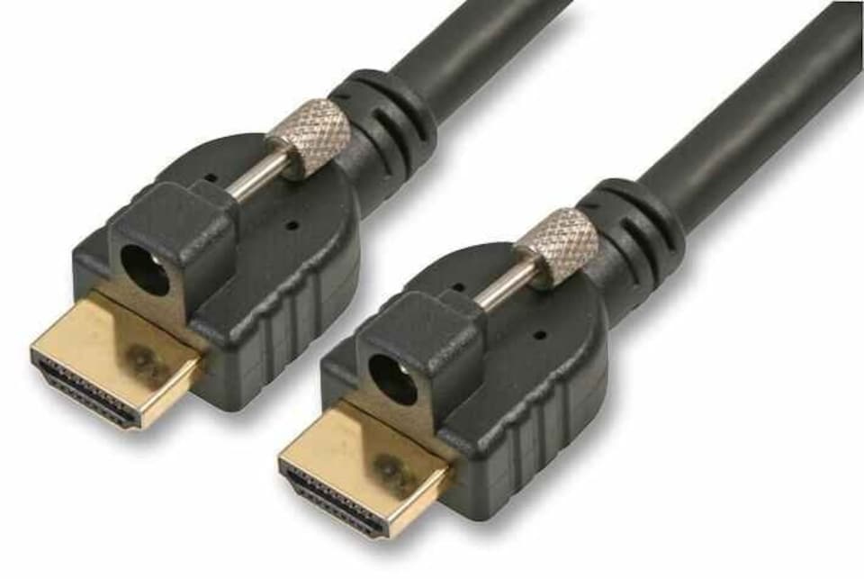 PRO SIGNAL - HDMI Male to Male Lead with Locking Screws, 5m Black