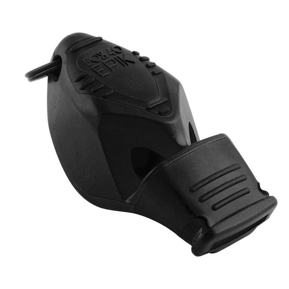 Fox 40 Epik CMG Official Whistle and Strap - Black -  - Whistles - FXW100B