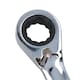 image 2 of 16mm Reversible Cranked Offset Ratchet Combination Spanner Wrench 72 Teeth