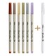 image 2 of Artline Supreme Brush Pens Assorted 7 Pack Brown | Brown, Pale Brown, Light Brown, Olive, Pale Grey, Grey Purple