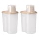 image 1 of Pack of 2 1.7L Laundry Detergent Containers With Measuring Cups
