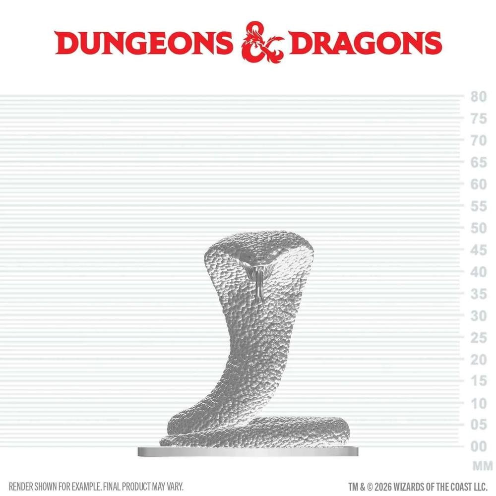 D&D Nolzur's Marvelous Miniatures: Polar Serpent (W29) - Brand New