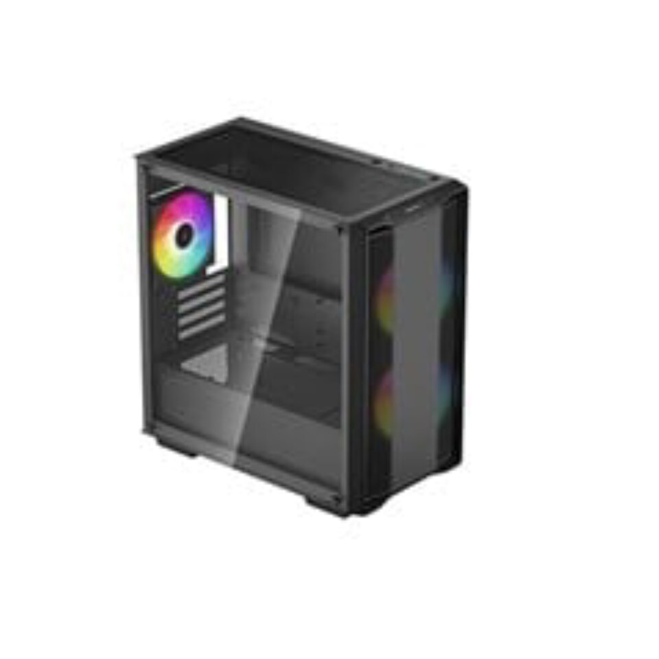 image 1 of DeepCool CC360 ARGB Micro ATX Black Case