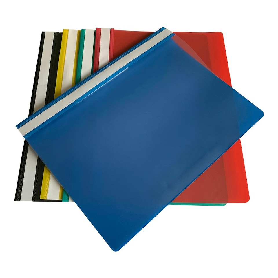 image 1 of Pack of 60 Assorted Colour A4 Project Folders by Janrax