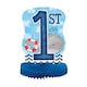 image 1 of Unique Party Nautical 1st Birthday Honeycomb Centrepiece - Multicolour - 14 inches