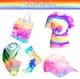 image 5 of Desire Deluxe Tie Dye Kit – Set of 18 Colours Ink Tie-Dye Kits for Dyeing Fabric, Clothes – Creative Art Craft Games Activity for Kids & Adults (180pc)