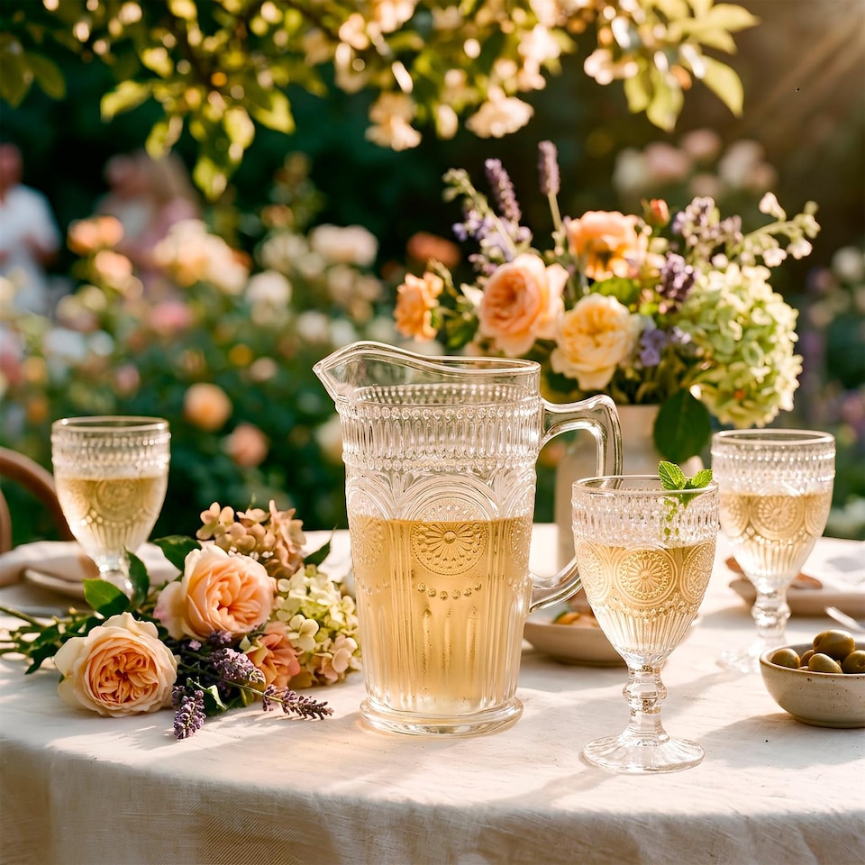 image 1 of Argon Tableware Amore Ribbed Wine Glasses - 310ml | Clear | Clear | 24
