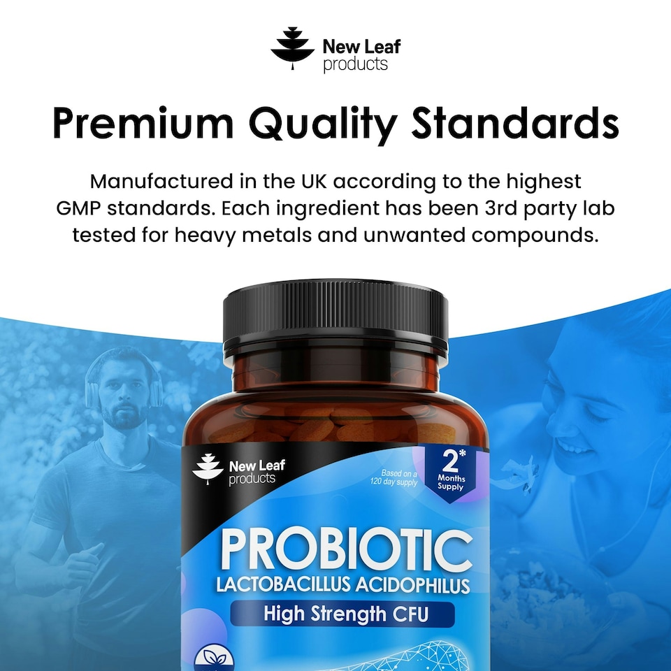 image 1 of Probiotic Supplements Acidophilus Tablets - Digestive & Gut