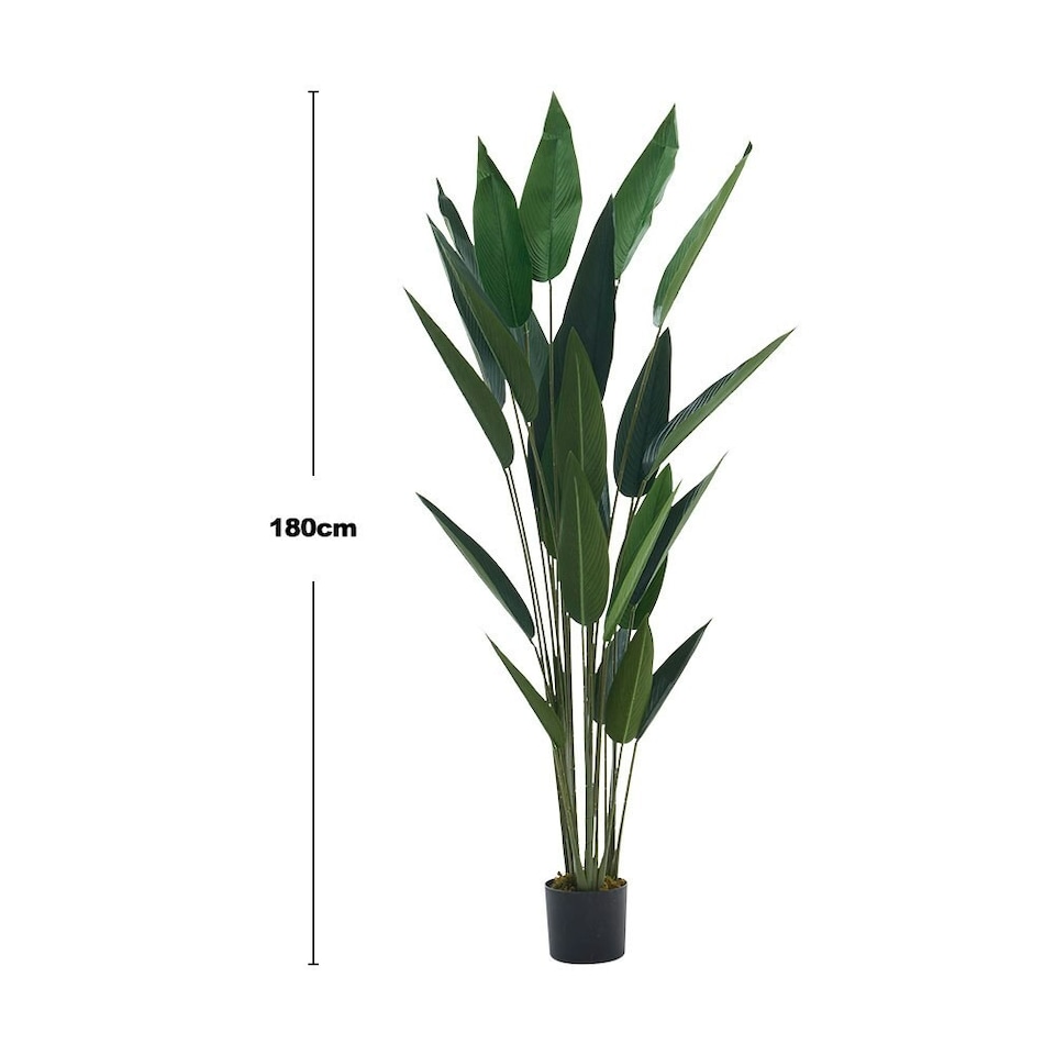 image 1 of Living and Home 180cm Artificial Bird of Paradise Plant Fake Tropical Tree in Pot