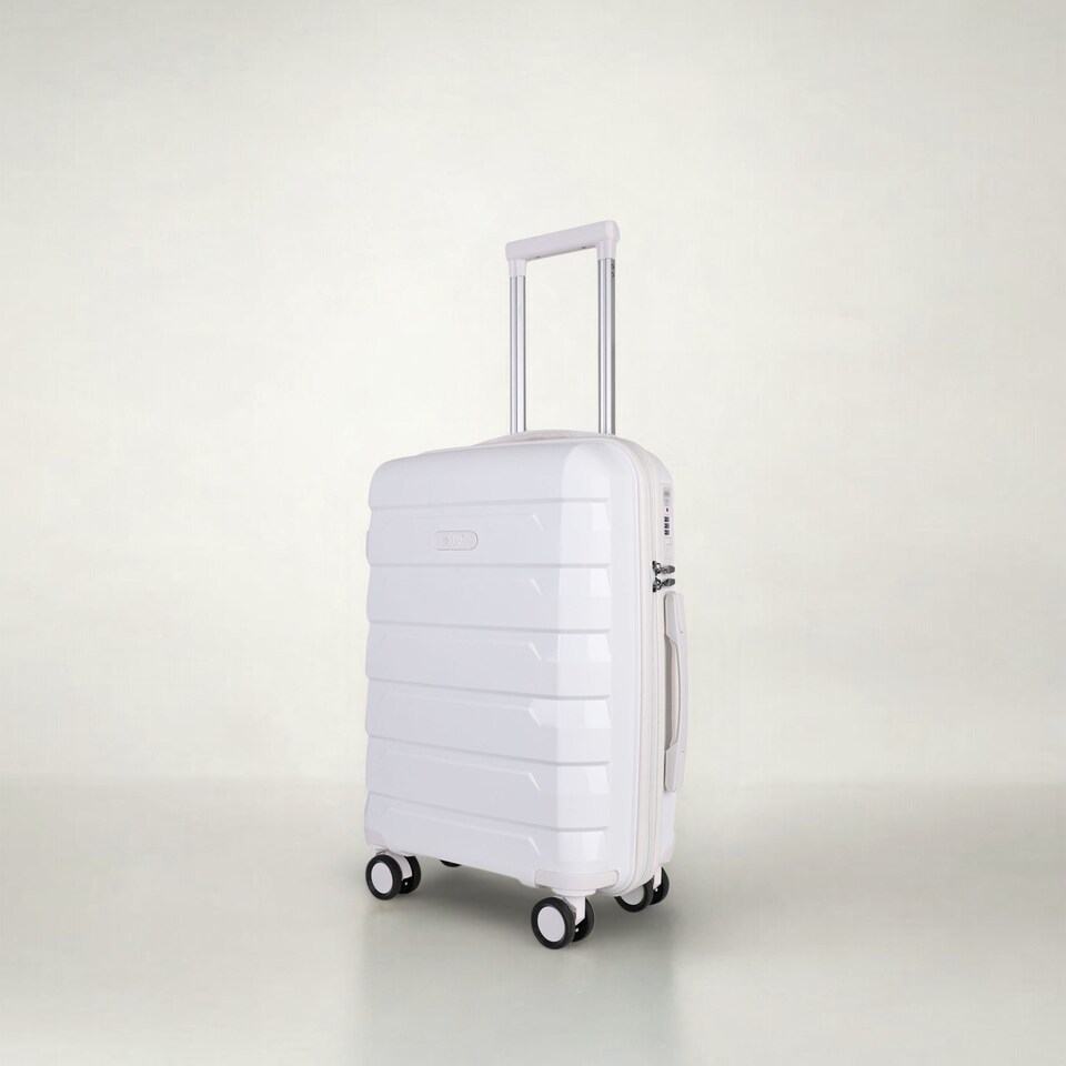 image 1 of Cabin Suitcase Small 20’ Inch Hard Shell Hand Luggage - Lightweight & Durable, USB Charging Port, Secure TSA Lock, Dual Spinner Wheels