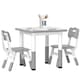 image 6 of AIYAPLAY 3 Pcs Height Adjustable Kids Table and Chair Set for Playroom Pink