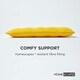 image 4 of Homescapes Seat Pad Luxury Cotton Indoor Outdoor Garden Dining Cushion | Yellow | 40 x 40 cm | 1