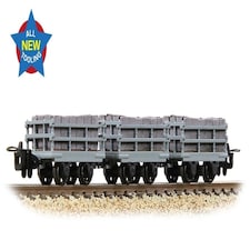 Bachmann Dinorwic Slate Wagon w/Sides Set (3) Grey Weathered