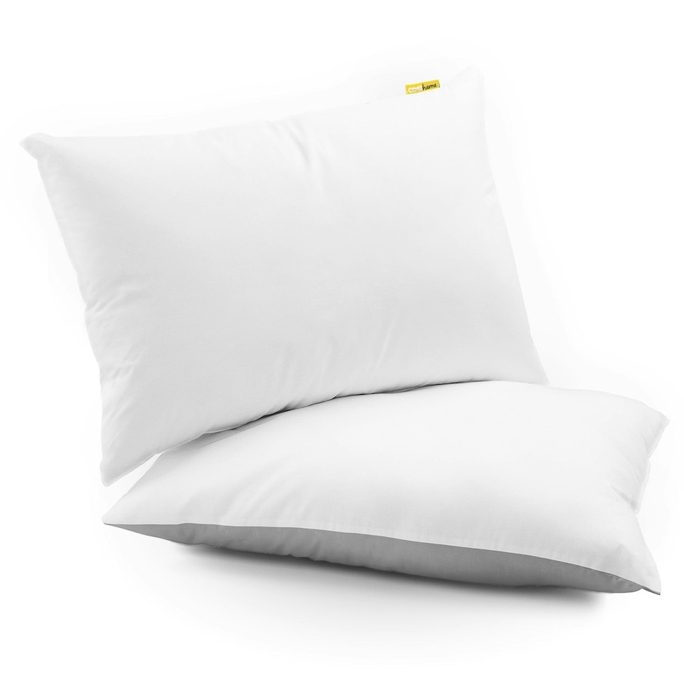 image 1 of 80 x 50 cm White Cooling Pillow Case - 2 Pack