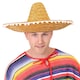 image 7 of Orange Mexican Sombrero – Fancy Dress Hat with Pom-Pom Trim | Multi | 12