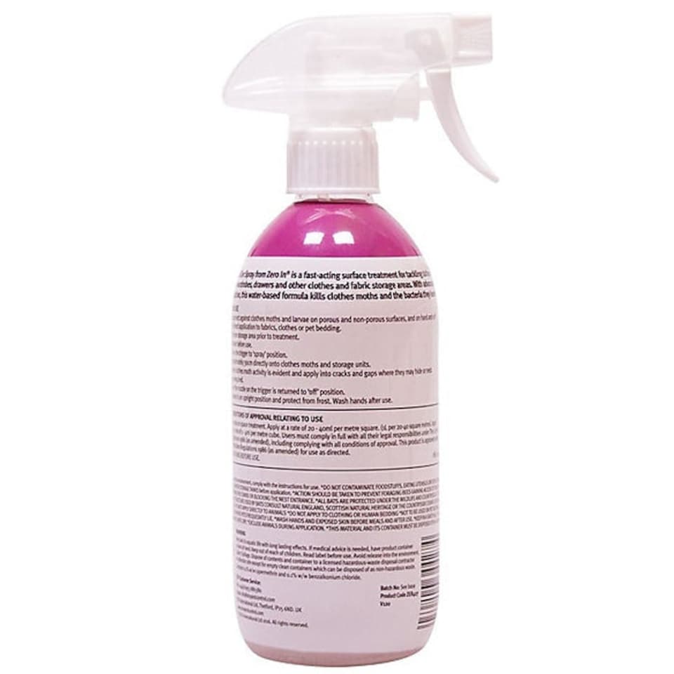 image 1 of Zero In® Clothes Moth Killer Spray 500ml