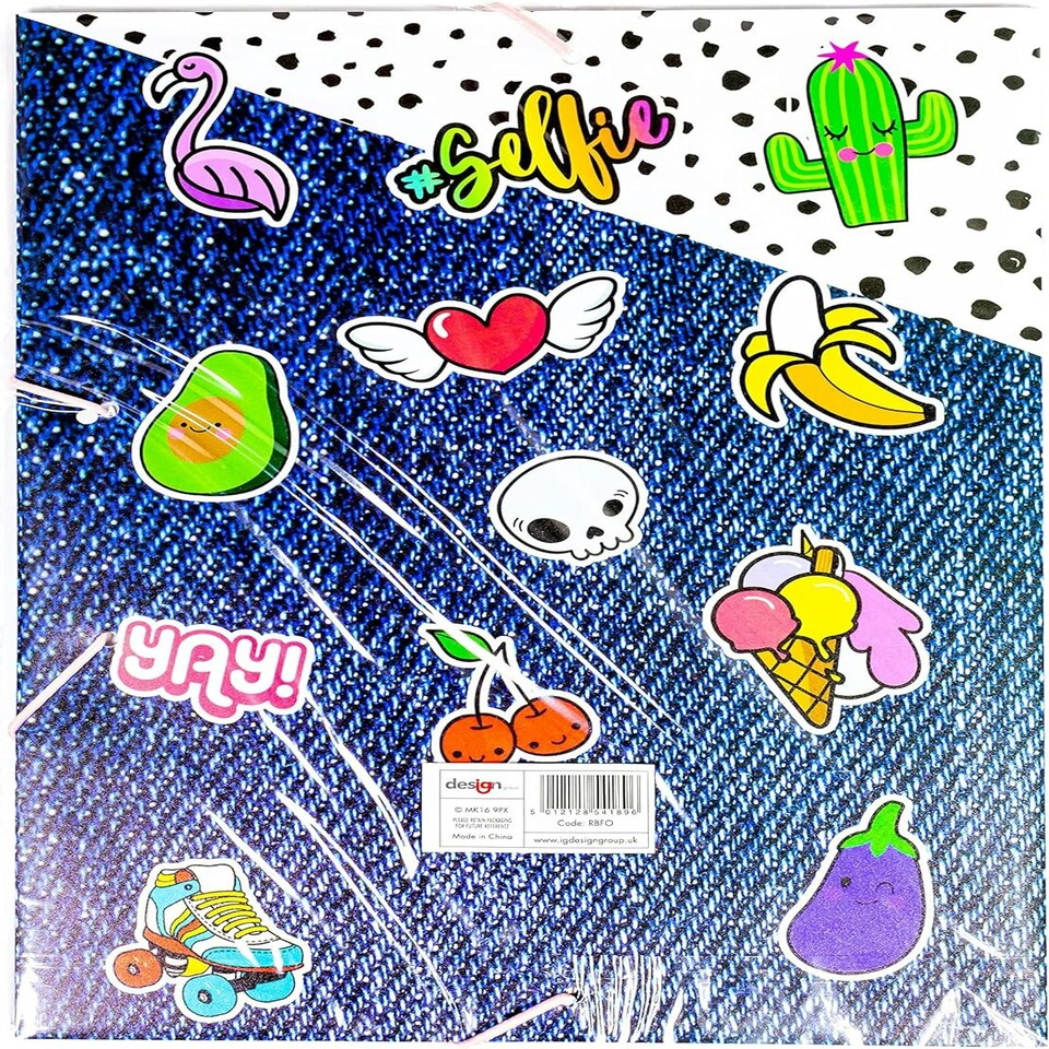 image 1 of Pin Badge Wizard A4 Elasticated Folder