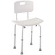 image 1 of HOMCOM Bath Chair Shower Stool Safety Seat Bathroom Adjustable Positions Elderly Aids