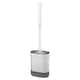 image 1 of Metaltex Toilet Brush - White/Grey