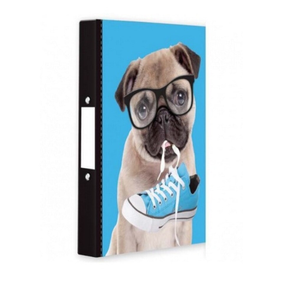 Anker Puppy Ring Binder - Blue/Black/White - One Size