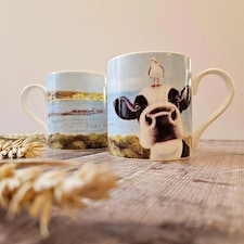 Lucy's Farm Moo Selfie at Swanage II Regular Mug