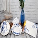image 2 of Verano Spanish Ceramics Coastal Sea Shell Oval Serving Dish - 40x30cm Multi