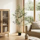image 6 of HOMCOM 120 cm Decorative Artificial Plant, Silk Olive Tree with 303 Leaves