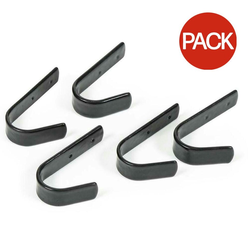 Ezi-Kit Stable Hook (Pack of 5) - Black - 4in