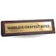 image 1 of Wooden Desk Sign - World's Okayest Boss