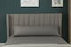 image 2 of Bolster Support Pillow Pillowcase Plain Dyed Pillow Linen Easy Care | Grey