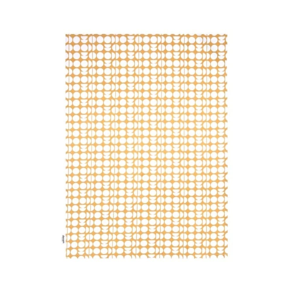 image 1 of Retro Spot Recycled Cotton Set of 2 Tea Towels - Teal | Multi