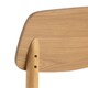 image 6 of Barlow Dining Chair in Matt Oak Set of 2