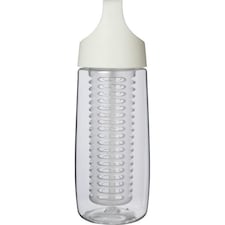 Hydrofruit Recycled Plastic 700ml Infuser Bottle - Transparent/White - One Size