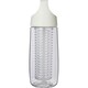 image 1 of Hydrofruit Recycled Plastic 700ml Infuser Bottle - Transparent/White - One Size