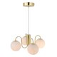 image 3 of Nordlux Franca Indoor Pendant Light Brass Metal E14 Hand Blown Glass - Mains Powered, IP20