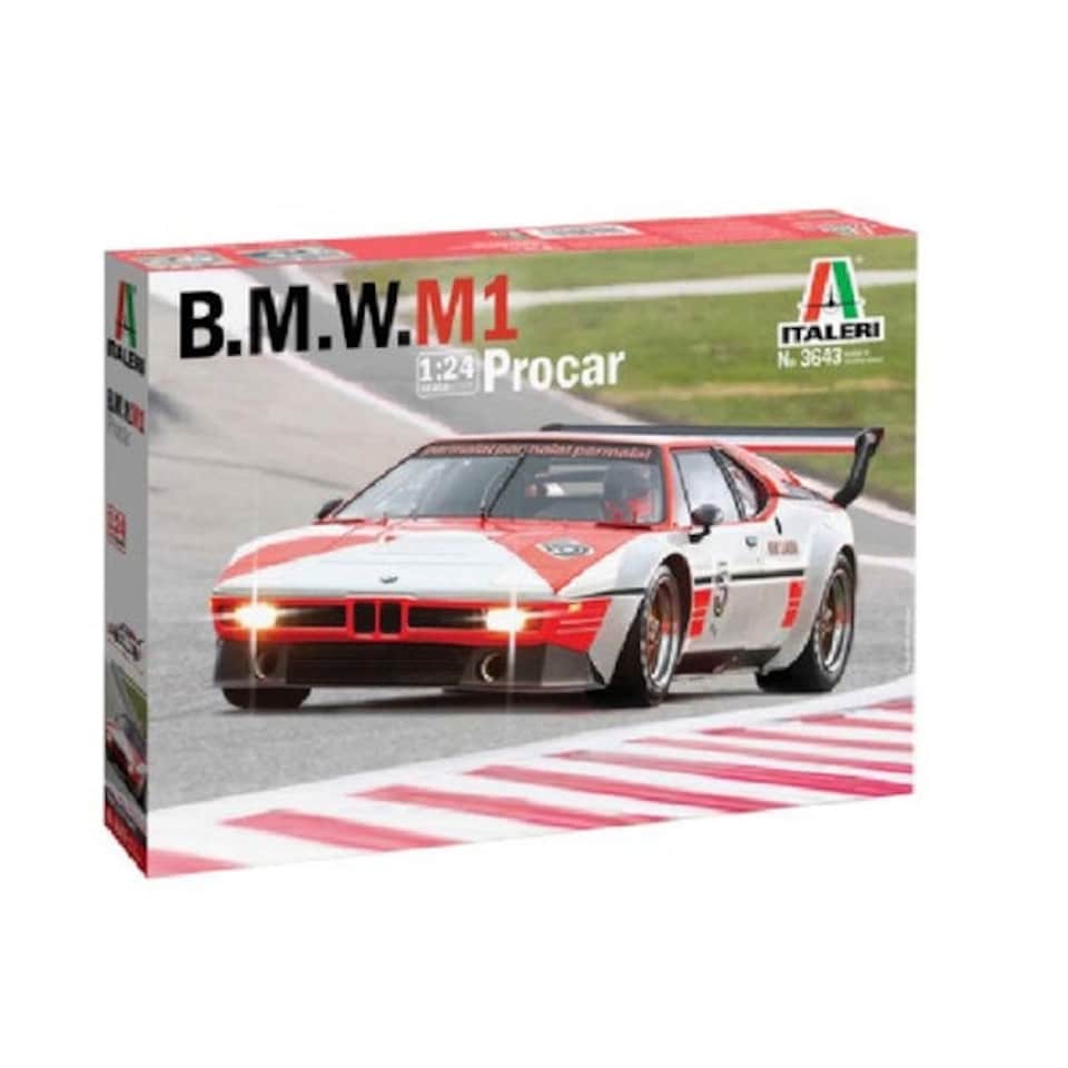 image 1 of Italeri BMW M1 Procar Lauda 1979 Model Kit