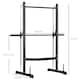 image 7 of HOMCOM Adjustable Squat Rack with Pull Up Bar and Barbell Bar for Home Gym