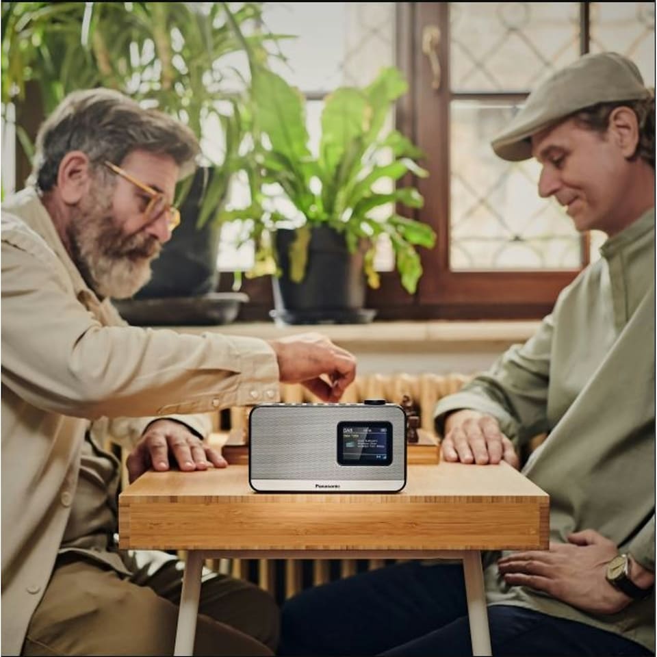 image 1 of Panasonic RF-D15EG-K Black Portable DAB+ Radio with Bluetooth