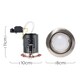 image 5 of ValueLights Downlight Tiltable Fire Rated Brushed Chrome Ceiling Light Fitting Single Pack