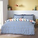 image 2 of Catherine Lansfield Bryson Geo Reversible Duvet Cover Set Brights Blue | Brights | Double