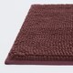 image 6 of OHS Soft Microfibre Non-Slip Absorbent Noodle Chenille Bath Runner Mat Red | Burgundy | 45 x 75cm