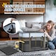 image 5 of PawHut Portable Dog Pen for Puppies, Rabbits, Kittens, Guinea Pigs - Grey