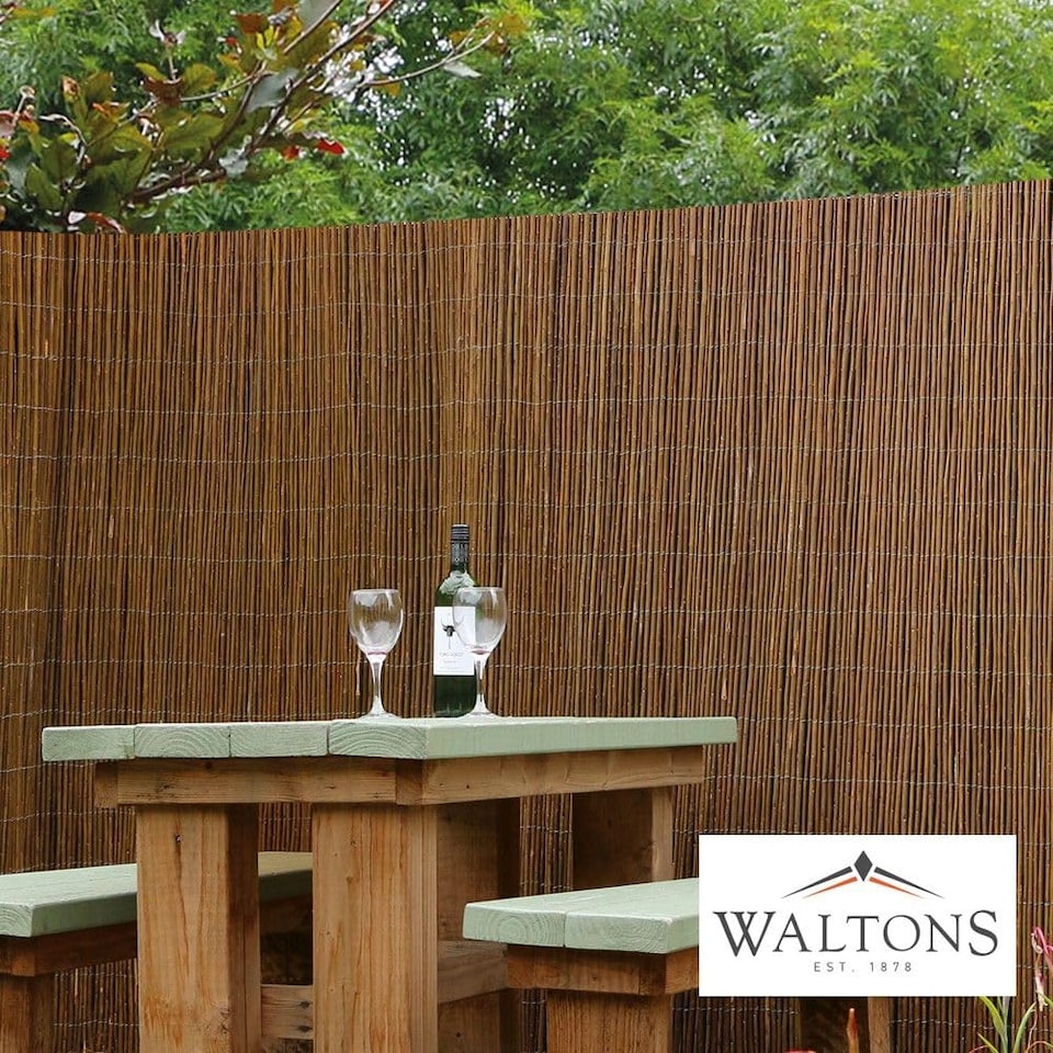 image 1 of Willow Fencing Outdoor Screen 1.8m x 4m, Screening Panel, Wind/Sun Privacy Shield Divider (x2)