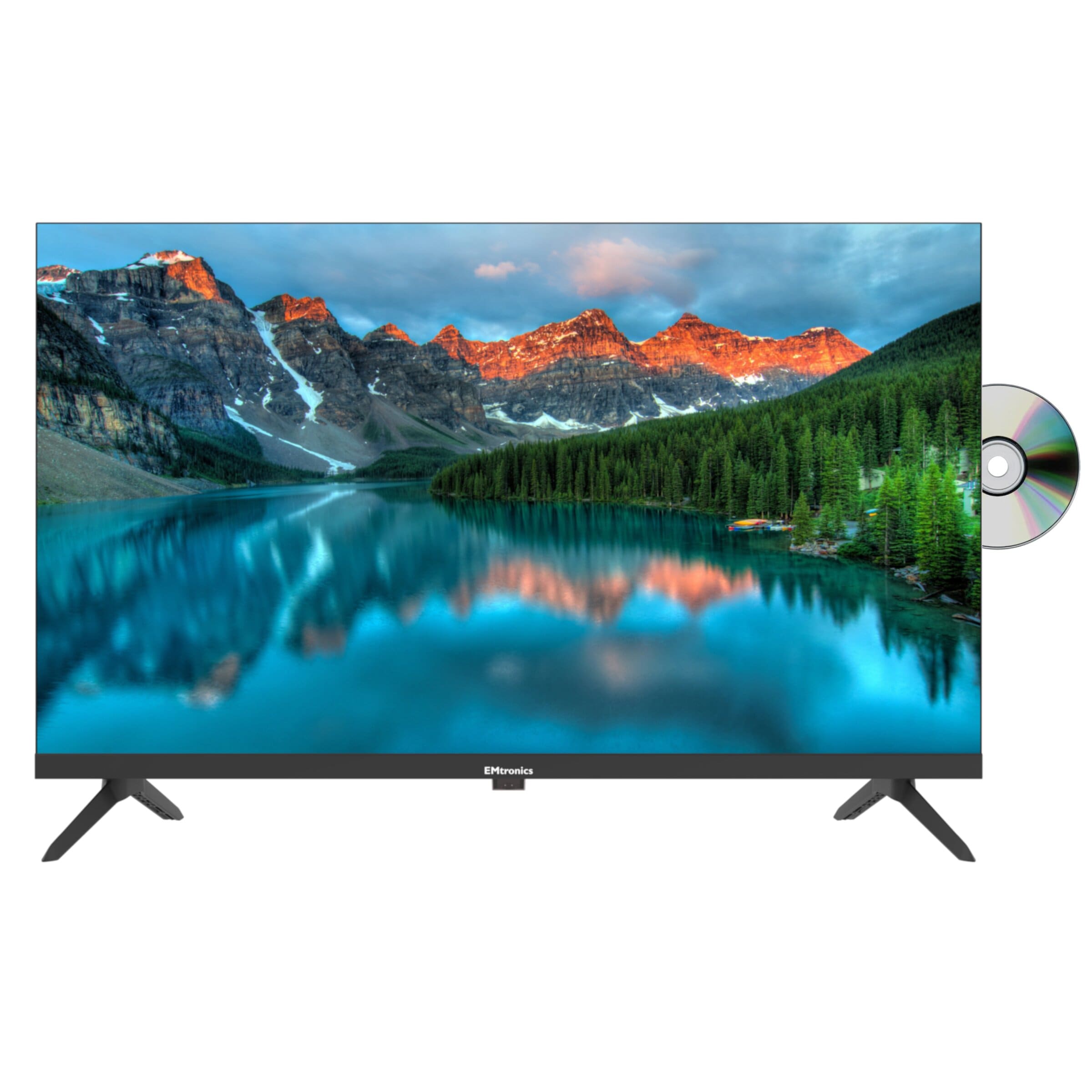 EMtronics 32-Inch HD Ready LED TV with Built-in DVD Player